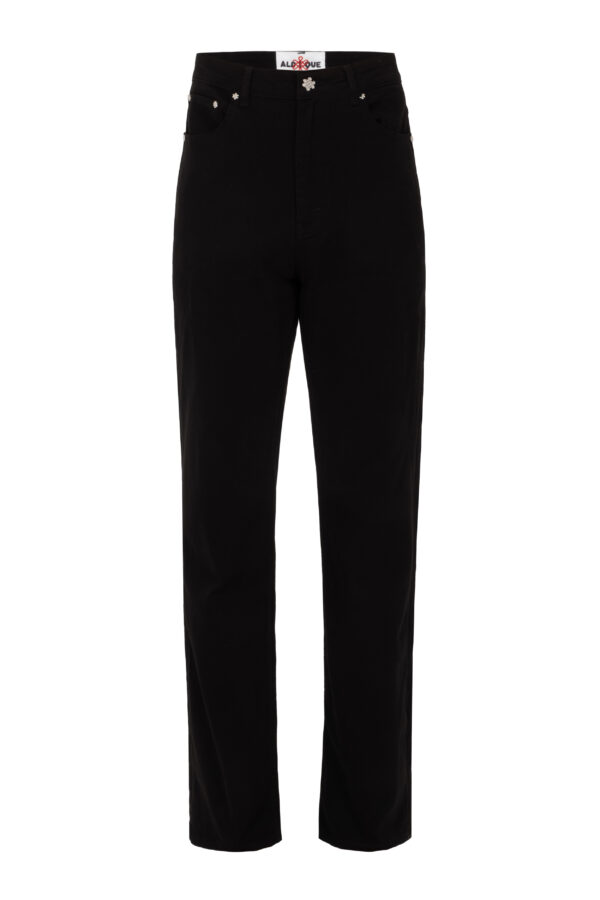 Men's Long Jeans in Black Denim | Aldique