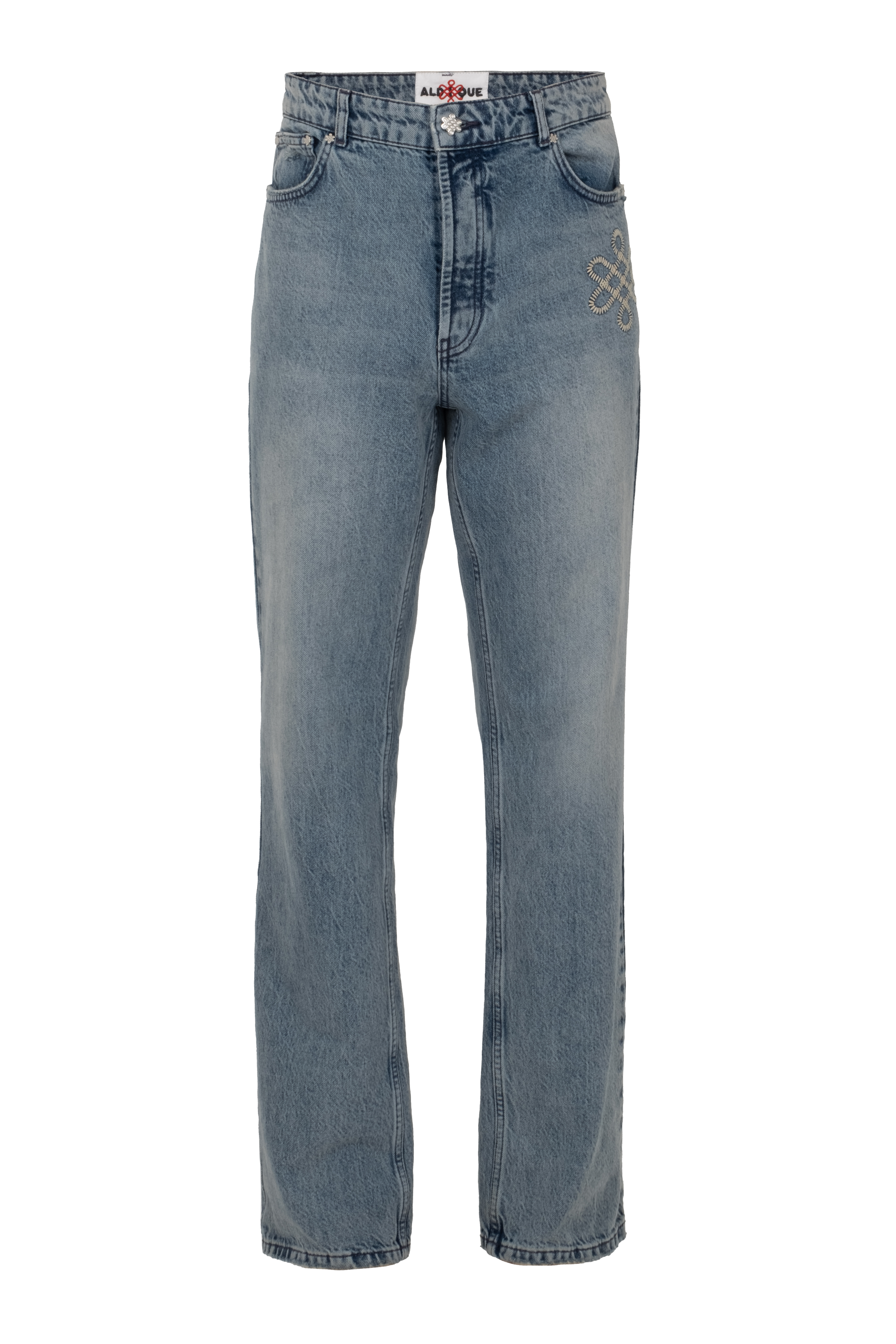 Men's Box Jeans in Blue Denim | Aldique