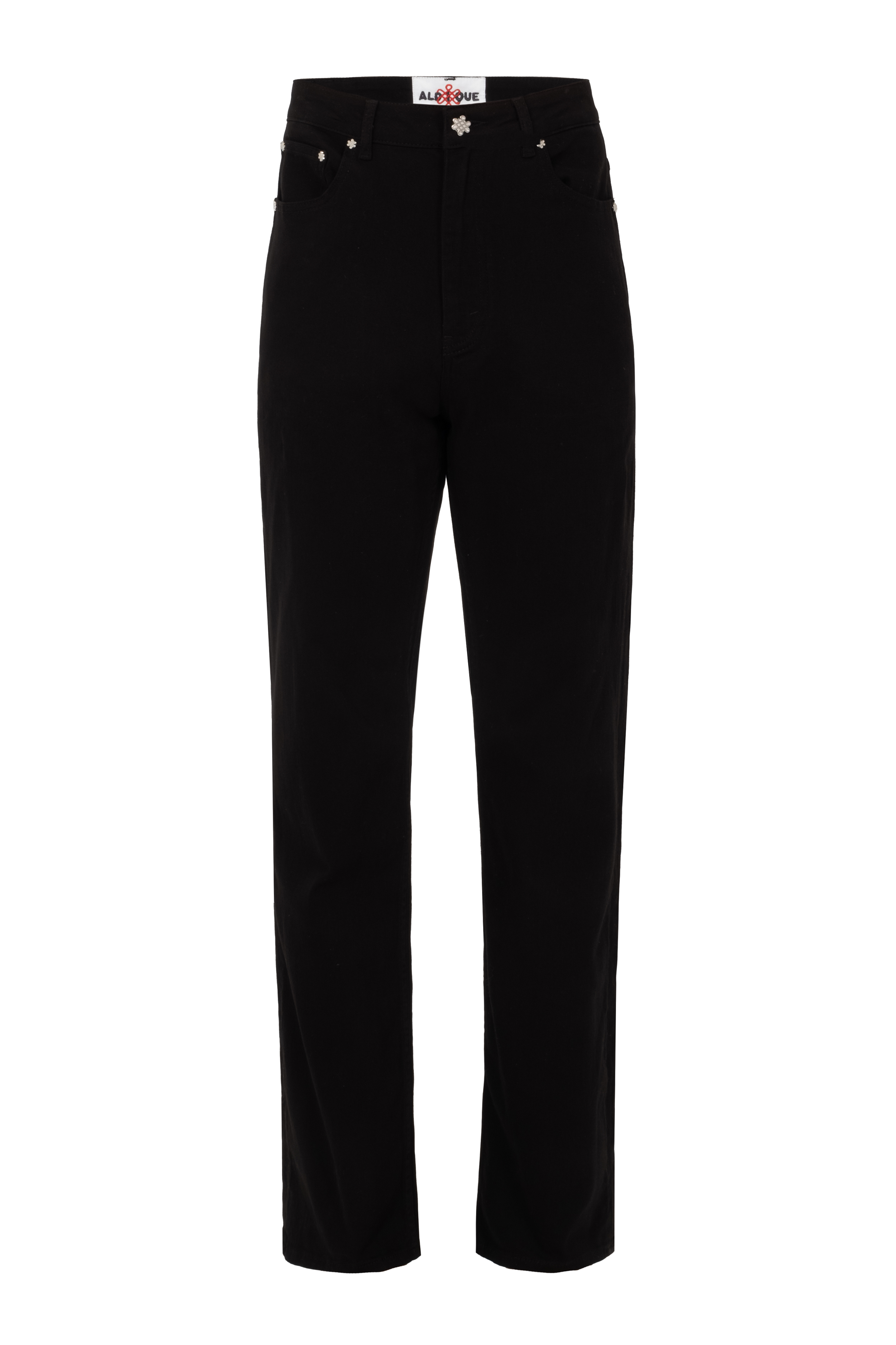 Men's Long Jeans in Black Denim | Aldique