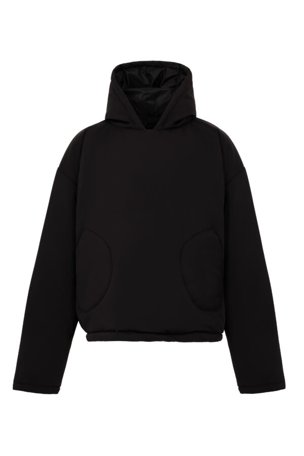 Aldique | Big Hooded Puffer in Black