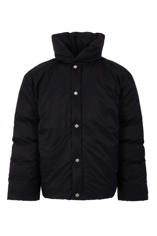 Aldique | Black Duvet Coat in Black